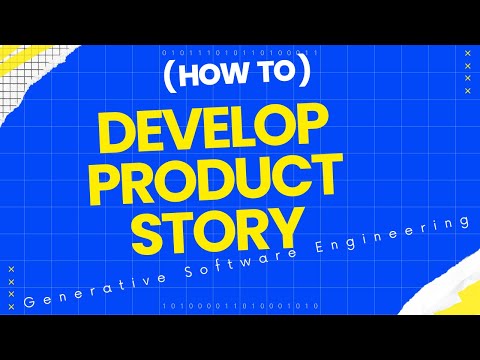 How to build a product story for automated software generation?