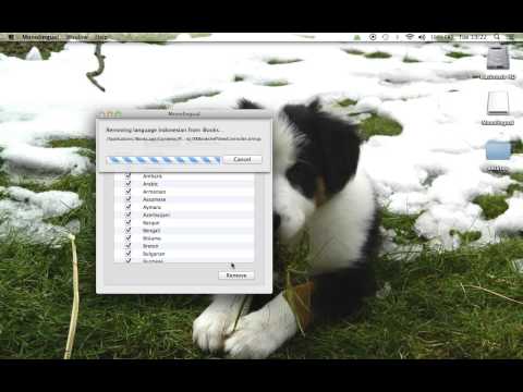 How to speed up a MAC - Removing additional languages.