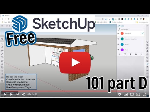 2021 SketchUp Free 101 part D