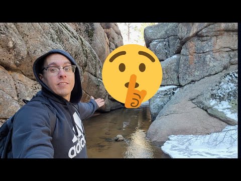 Hidden Waterfall Near Cheyenne Wyoming (Curt Gowdy State Park)