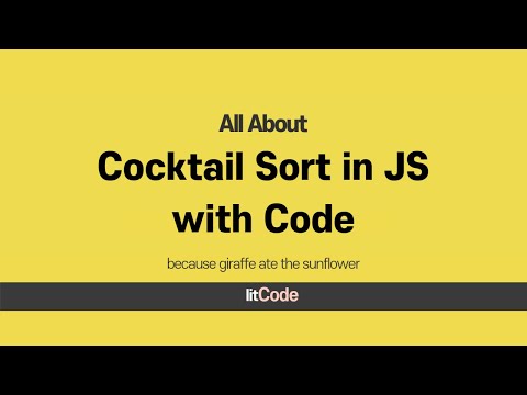 All About Cocktail Sort with Code