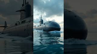 "Giant Submarine Floating Like a Sea Monster 🌊 | 8K AI Visual Concept #Shorts"