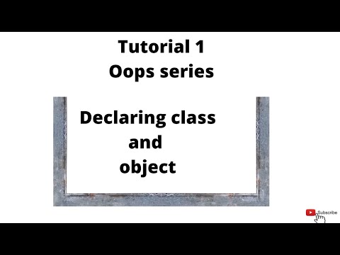 Creating Class and Object || #programming #programmingproject #oops