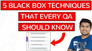 How I Design My Testcase with Black Box Test Design Techniques ?