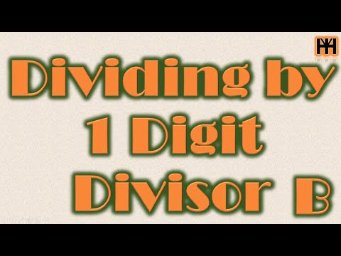 Grade 5 Dividing by 1-Digit Divisor B