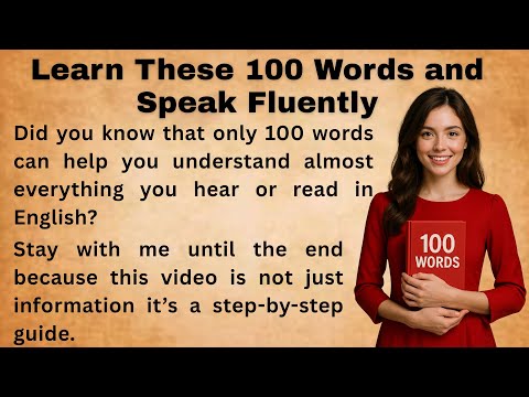 If You Know These 100 Words, You Can Understand Everything || Bookish English