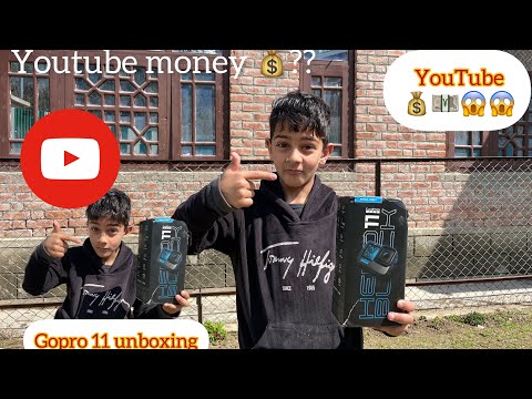 YouTube money 😱 ? / my first vlog / GoPro unboxing