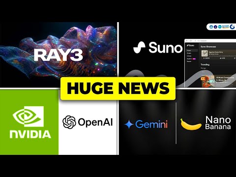 Latest AI News: Nvidia’s $100B Mega Deal with OpenAI, Google Gemini Games, Suno Lawsuit, Luma Ray3