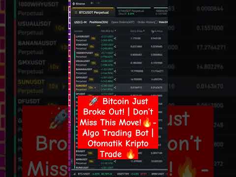 🚀 Bitcoin Just Broke Out! | Don’t Miss This Move!🔥- Algo Trading Bot | Otomatik Kripto Trade 🔥