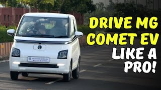 🚗 How to Drive MG Comet EV – Beginner’s Guide! ⚡#electricvehicletalks #mgcometev #mgcomet