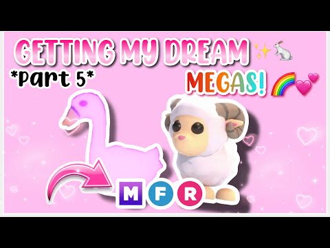 TRADING FOR MY DREAM MEGAS 💕🌈 PART FIVE