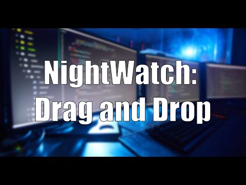 Drag and Drop Testing using NightWatch