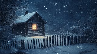 Winter Storm Ambience for Focus, Relax, Work❄❄ | Deep Sleep with Heavy Snowfall and Howling Winds