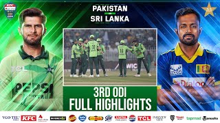 Full Highlights | Pakistan vs Sri Lanka ODI series 2025 | 3rd ODI | PCB | M2S1U