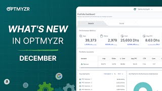 What's New in Optmyzr: December 2025