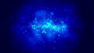 blue circle particles bokeh light background