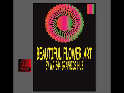 "Easy Steps to Create Flower Gradients by line in Adobe Illustrator""Adobe Illustrator Flowers