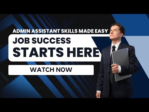 Master Administrative Assistant Skills  Essential Training for Job Success Without Experience