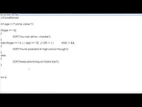 Conditionals