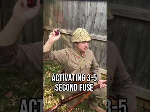 The Type 97 Hand Grenade #ww2history #reenactment #militaryhistory