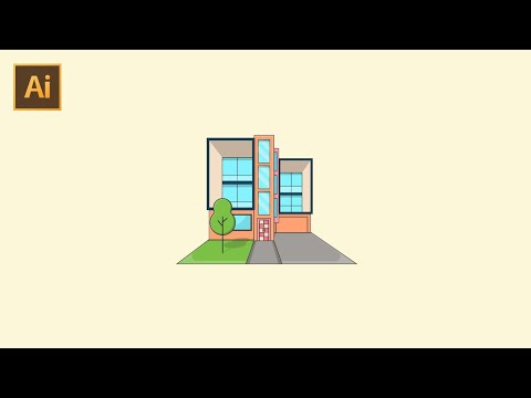 How to Draw Vector Landscape Design Illustrator Tutorial