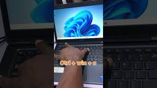 How to turn on screen keyboard with shortcut  #computer  #computertricks #techtok #laptop #window11
