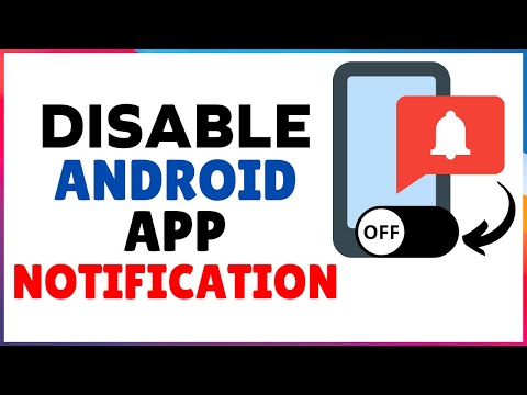 How to Disable App Notifications on Android | Turn Off App Notifications