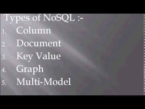 NoSQL Tutorials