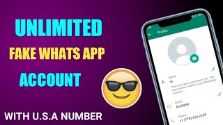 create unlimited fake whatsapp 2022|GET USA WHATSAPP NUMBER|100% working method