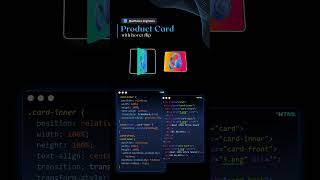 Product Card with Hover Flip  #coding #webdeveloper #css3 #css3code #webdevelopmentskills
