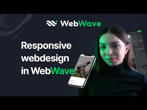 Responsive webdesign in WebWave - website in 5 minutes