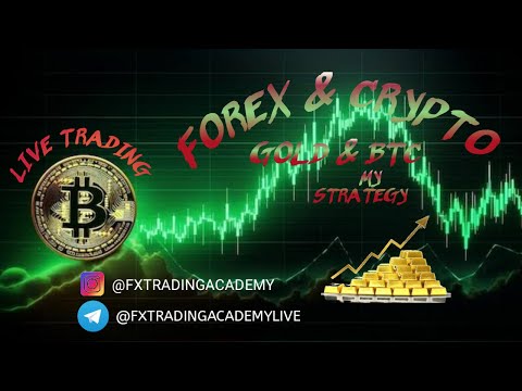 Real-Time Forex and Crypto Trading Strategies - Join the Live Stream! #btc #goldtrading   #trading