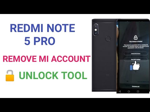 redmi note 5 remove mi cloud permanent unlock tool