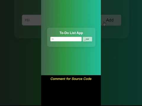 How to Create To-Do List || #html #css #javascript #coding #astechmaster
