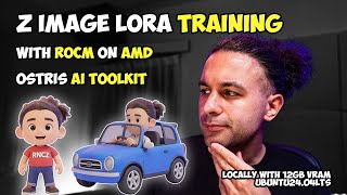 Train Z Image LoRAs Locally on AMD ROCm | Ostris AI Toolkit | Ubuntu 24