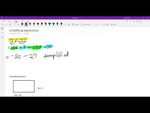 Simplifying expressions