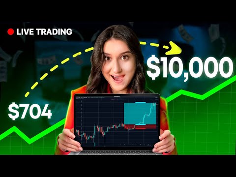 NEW Trading Strategy Can I Make Money +$10,000!  Live Day Trading