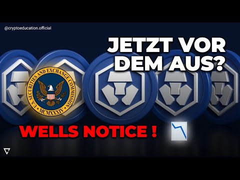 Crypto.com SCHOCKIERT mit Wells Notice: Droht das Ende?! 🚨 | Bitcoin Crash Gefahr?!