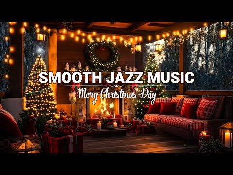 Christmas Jazz Instrumental Music 2025, Cozy Christmas Ambience & Crackling Fireplace for Deep Focus
