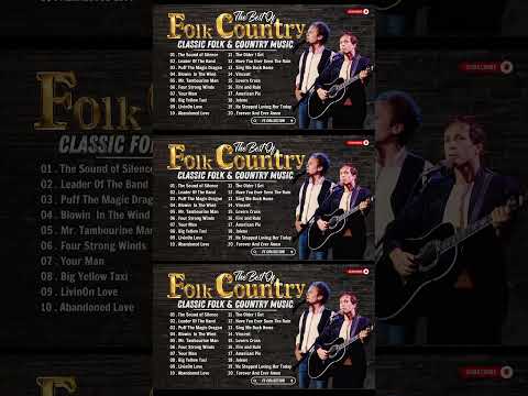 Greatest American Folk & Country Songs 🥇 #folksongs #countrysongs #classicfolksongs