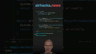 The "Magical" Serialization Methods #java #shorts #coding #airhacks