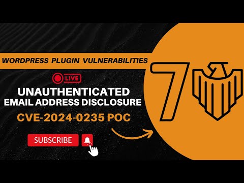 Live Bug Boundy Hunting | Unauthenticated Email Address Disclosure |WordpressBug | CVE-2024-0235 POC