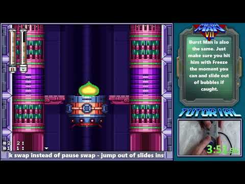 Mega Man 7 Intermediate Wily 4 Speedrun Tutorial - Text Only