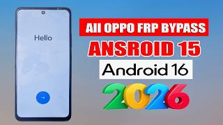All OPPO FRP BYPASS ANSROID 15 #899# Not Working Without PC Google Account Remove