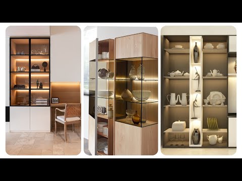 Modern Crockery Unit Design - Crockery Cabinet Design - Wall Mounted Crockery Unit Design