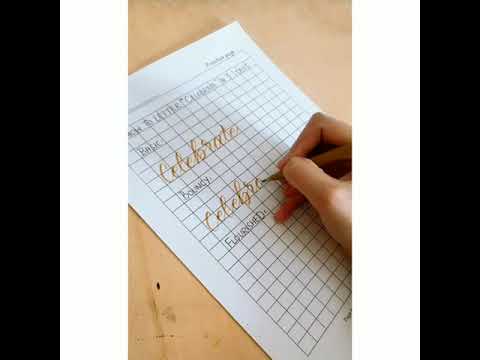 How to Letter "Celebrate" in 3 different styles 💕