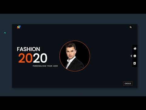Best One Page Fashion Website with HTML, CSS & JAVASCRIPT (First JavaScript Project)