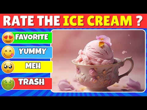 Rate the Ice Cream 🍨 Which Flavor Looks Yummiest? | Zebra Quiz