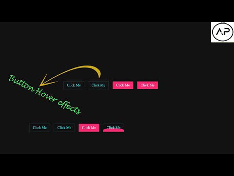 Button Hover Animation | HTML | CSS | Anu Programming