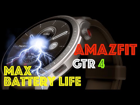 Amazfit GTR 4   Battery Saving Tips